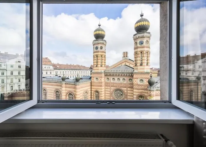 Synagogue Astonishing View Luxury Free Parking Upon Reservation Lägenhet Budapest